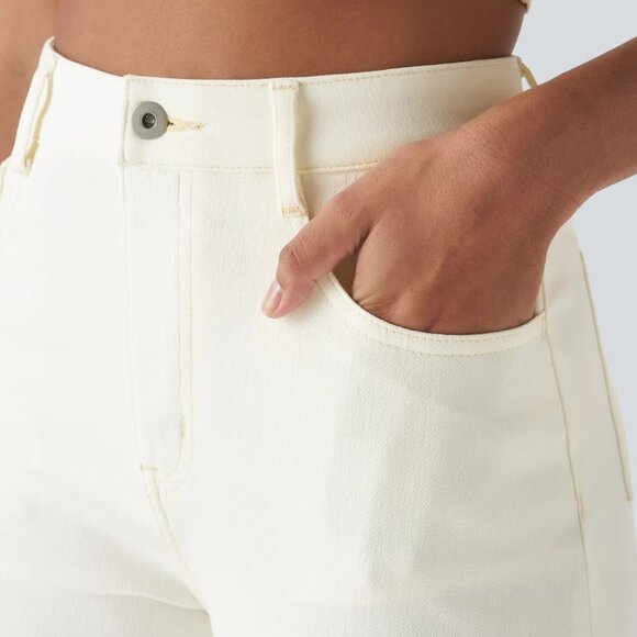 Halara stretchy cropped jeans Small 4/6 NWT! - Picture 3 of 7